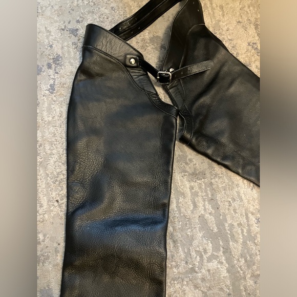 Other - Heavy Duty Black Leather Chaps